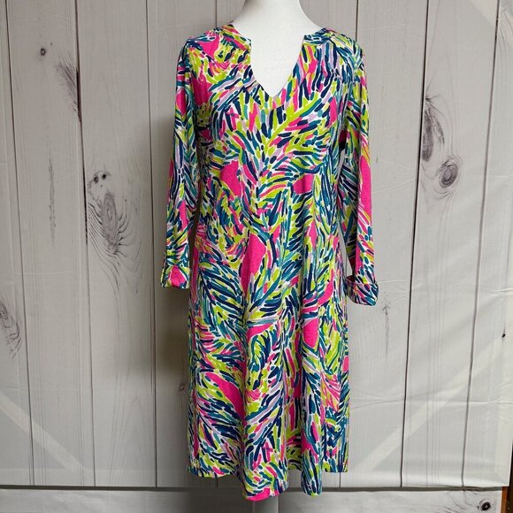 Lilly Pulitzer Dresses & Skirts - Lilly Pulitzer Rossmore Dress Palm Reader, Style 12326, Size Medium, NWOT